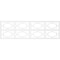 Ekena Millwork Set of Four Panels for 94 1/2"W x 28 1/4"H Lakewood Fretwork Wainscot Wall Paneling WPKP14X01X47LWD - alternate 3